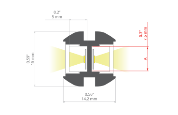 Preview: LED Lichtlinie für gebogene Pendelleuchten
